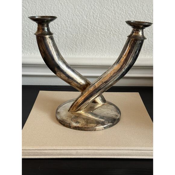 Silver Candelabra Gio Ponti Style - Picture 10 of 10